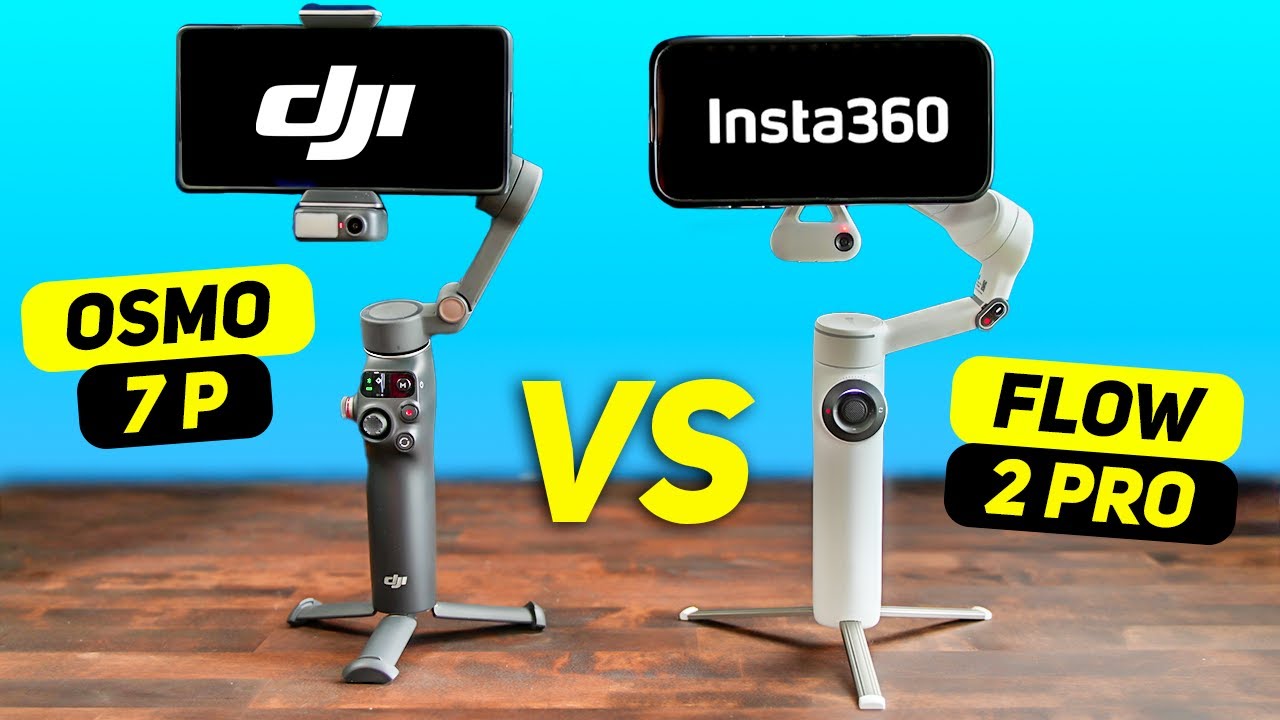 Quel est le meilleur stabilisateur smartphone de 2025 ? Insta360 Flow 2 Pro vs DJI Osmo Mobile 7p