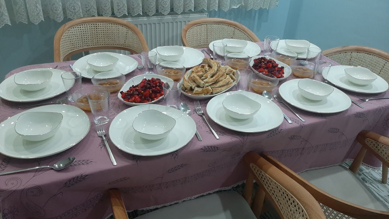 فضلا وليس امرا ترحموا على اب اختنا ملاك /ضيافة لعائلة اخت زوجي حاولت نعمل جهدي اعطوني رأيكم 