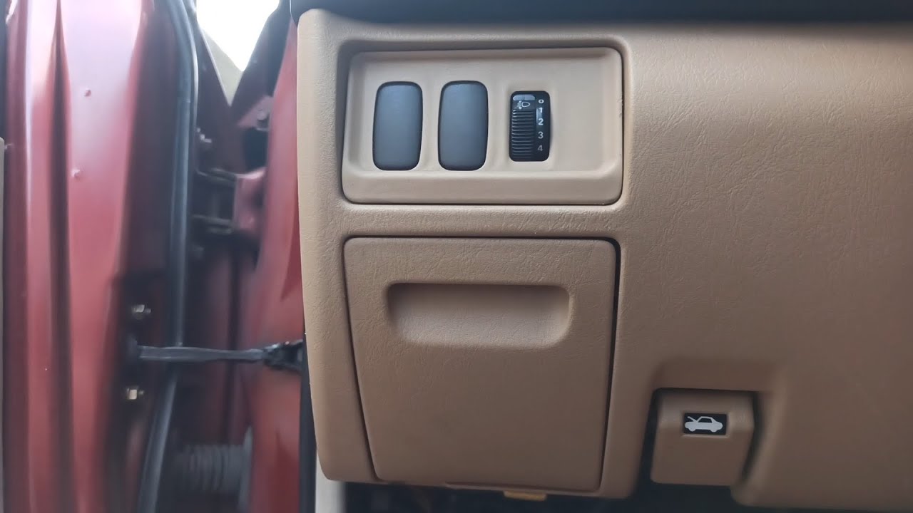 Замена лампочки в подсветке корректора фар - galant 2,5 v6 1997
