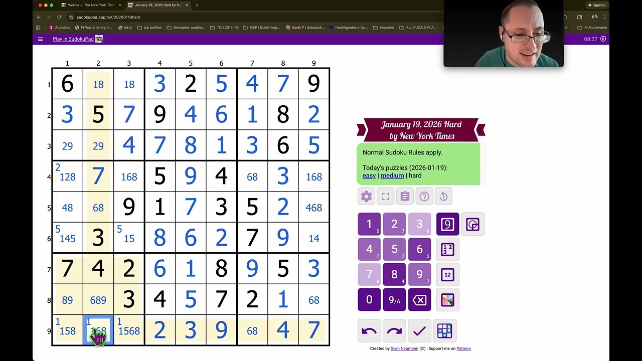 Puzzle Mania: 19 January 2026