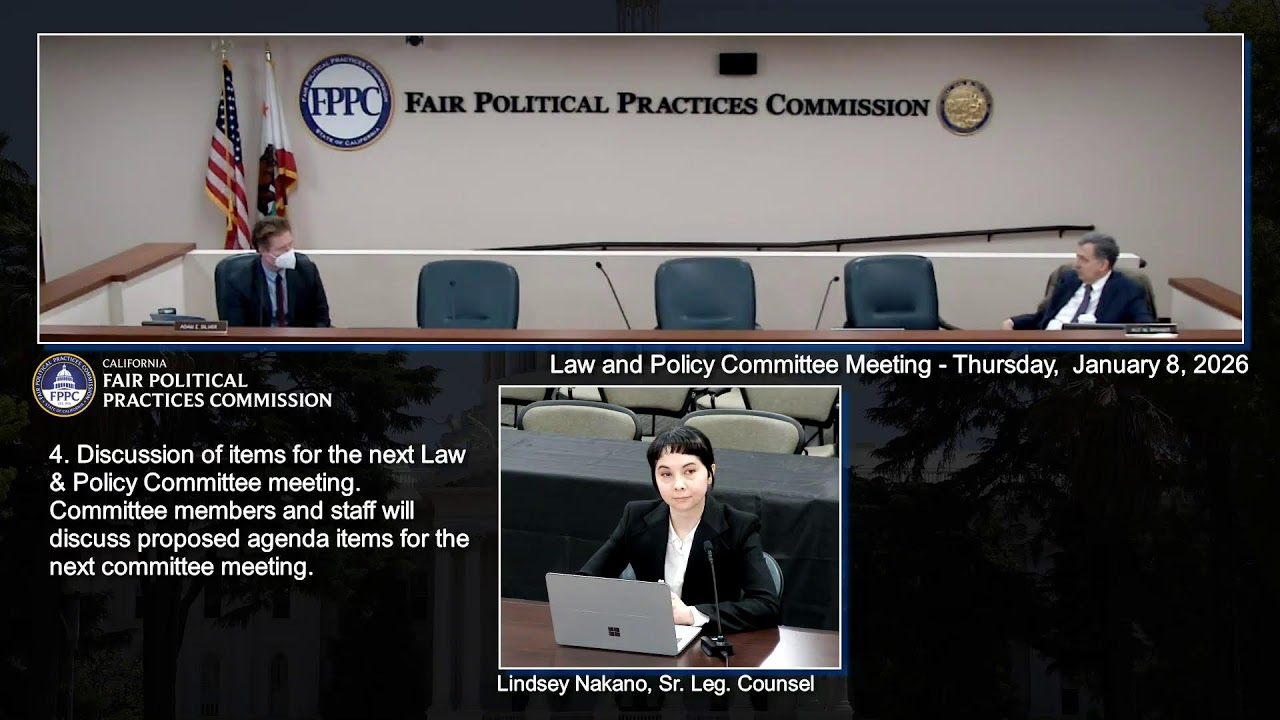 January 2026 Law and Policy Meeting