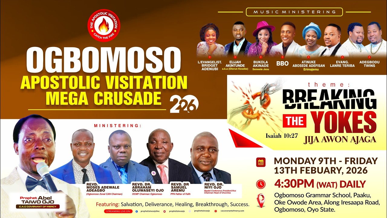 OGBOMOSHO MEGA CRUSADE 2026 // DAY - 4 // 12-02-2026
