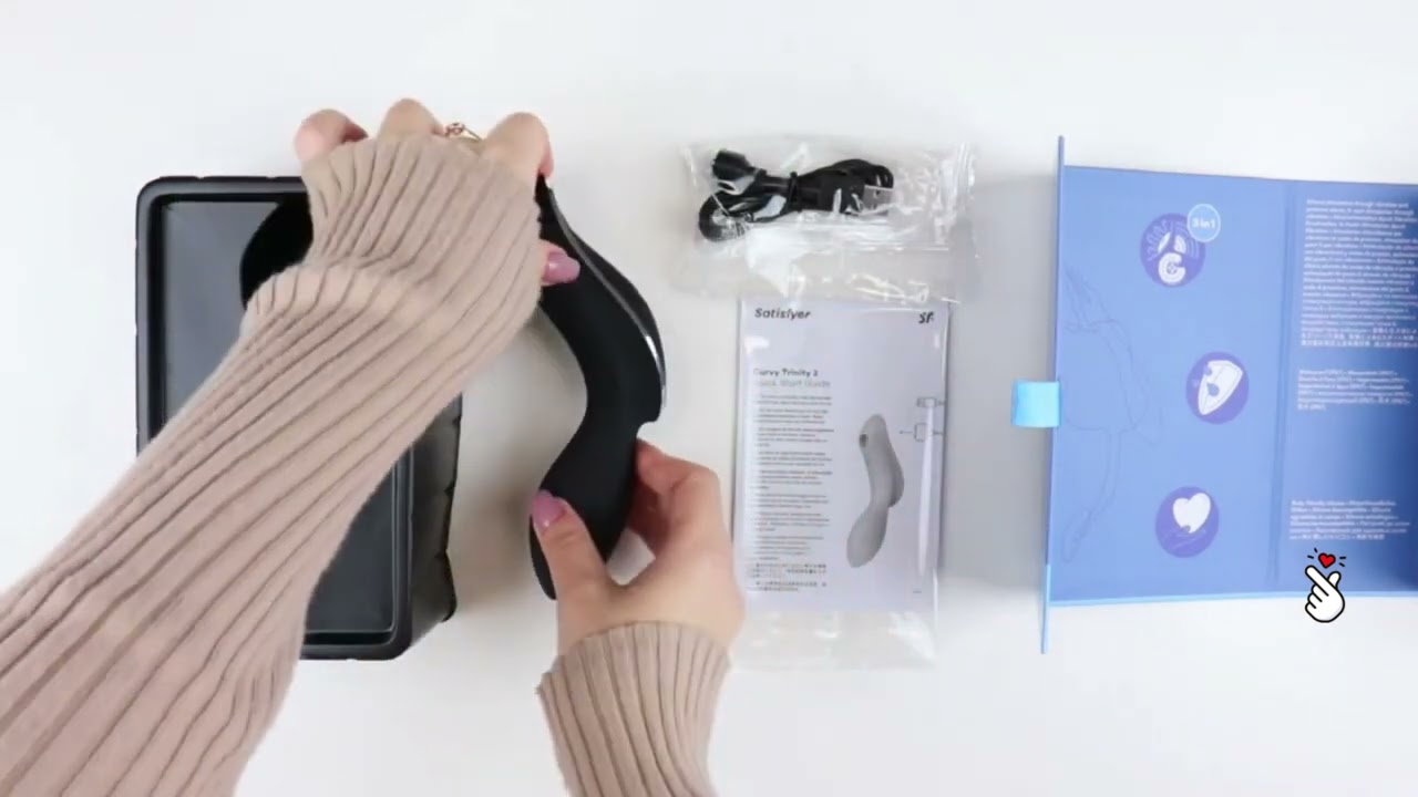 ПОДВІЙНИЙ ВІБРАТОР SATISFYER CURVY TRINITY 2  від Love Lab
