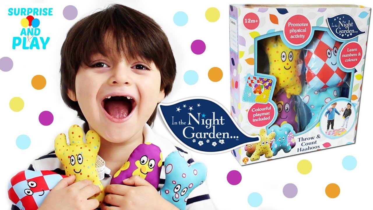 NEW In The Night Garden Throw and Count Haahoos Game Unboxing