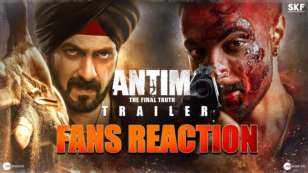ANTIM Trailer - Fans Reaction | Salman Khan, Aayush Sharma | Mahesh V Manjrekar | Nov 26