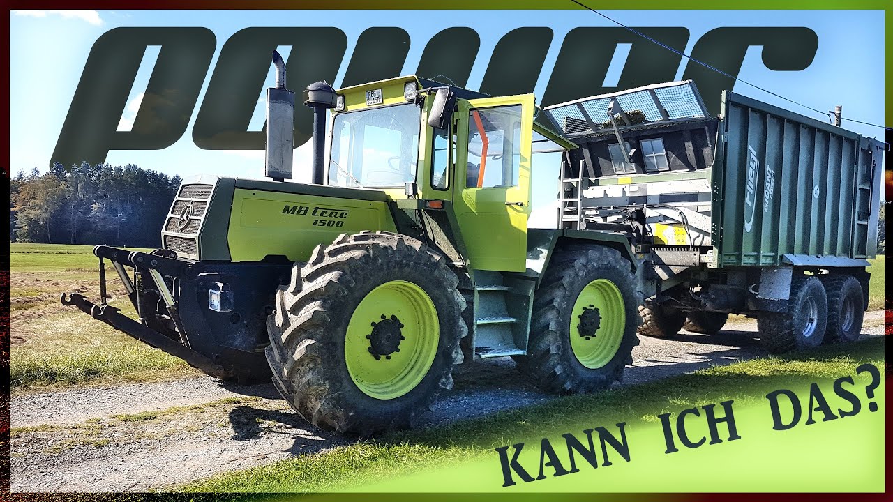 MB-trac 1500 selber fahren bei der Maissilage - geht das GUT? (1. Mal) | SOUND