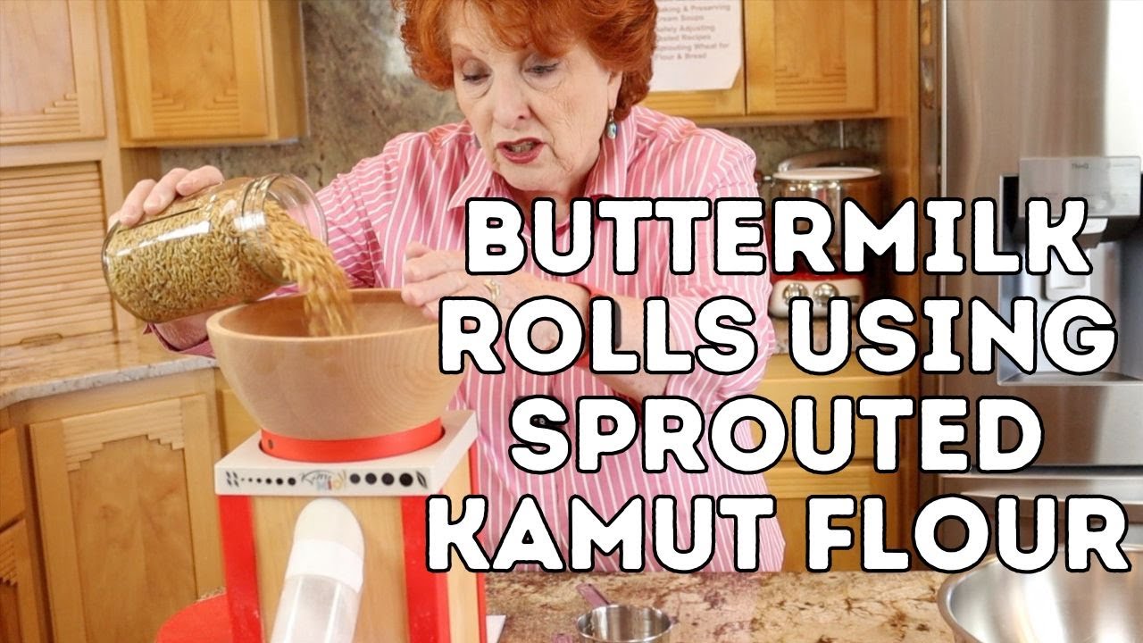 Buttermilk Rolls Using Sprouted Kamut Flour
