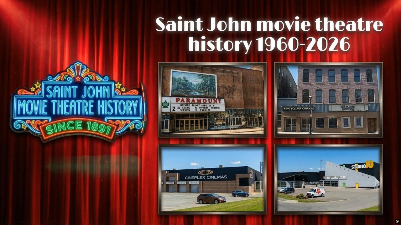 Saint John, NB movie theatres and drive-in history 1960-2026