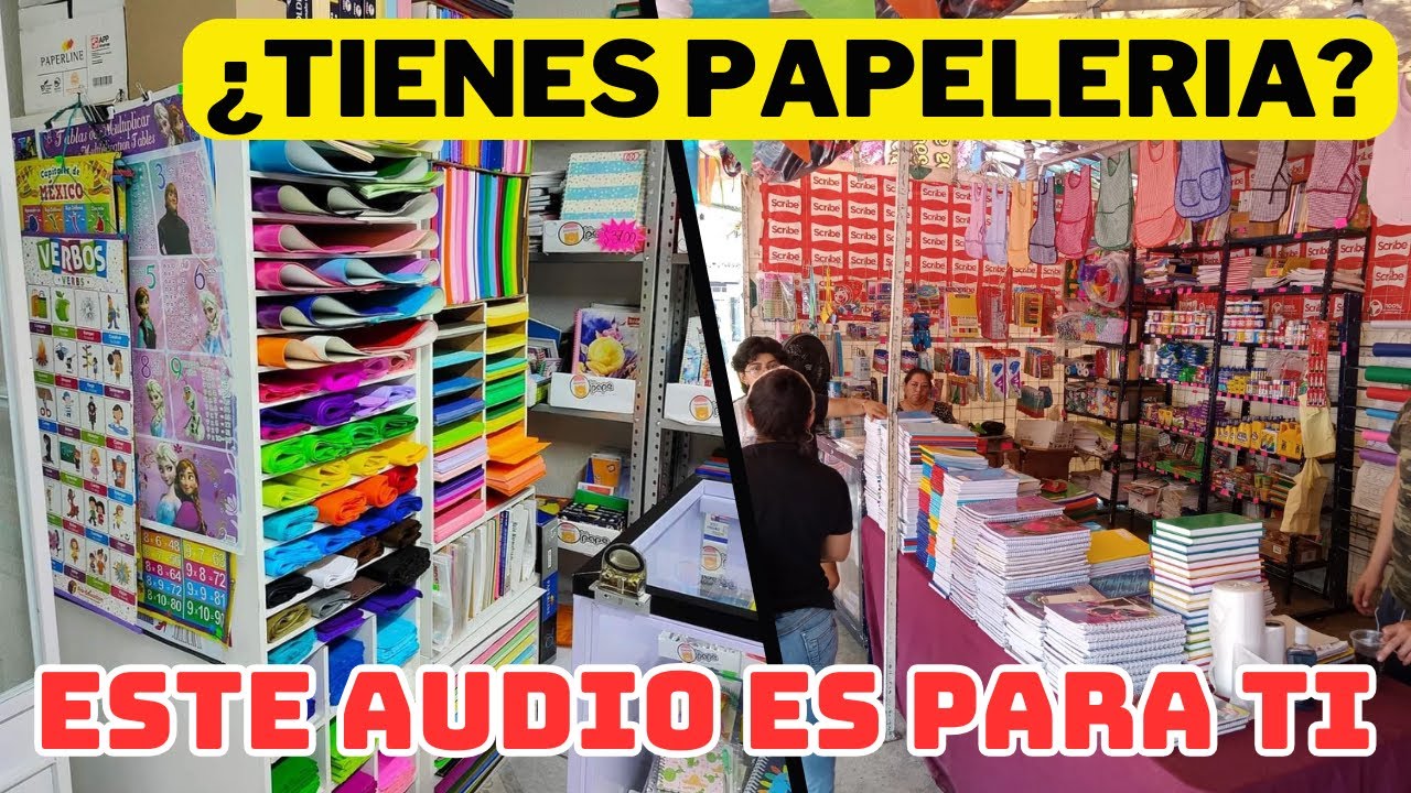 📢AUDIO para vender PAPELERIA