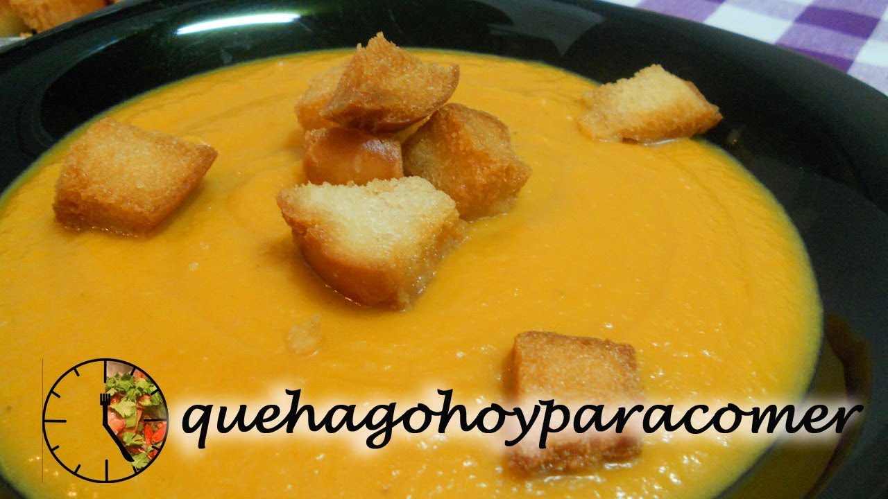 Puré de verduras con calabaza