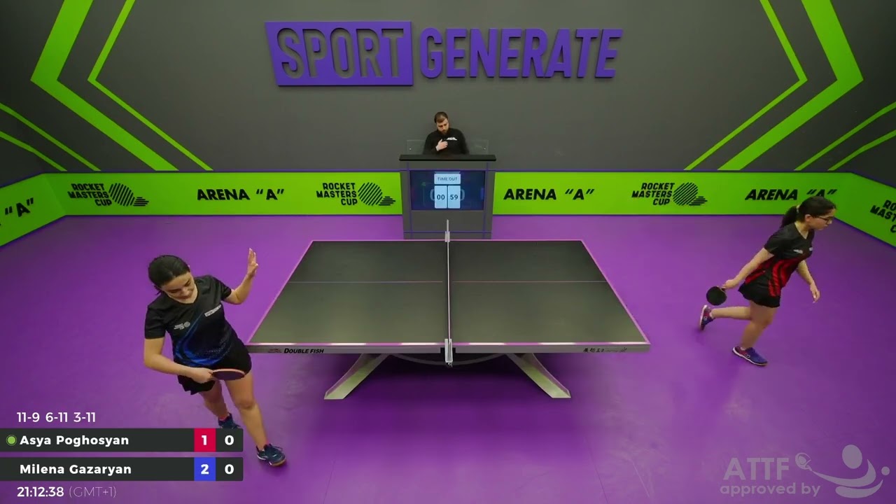 Table Tennis | A.Poghosyan - M.Gazaryan | 26.02.2026 21:00 (CET) | RMC.W 35318816