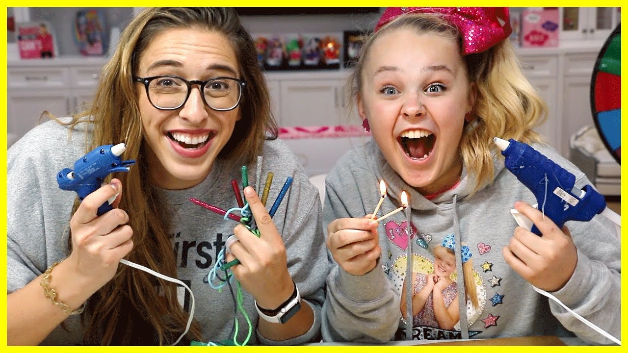 Trying (terrible) Hot Glue Gun Hacks! W/ JoJo!