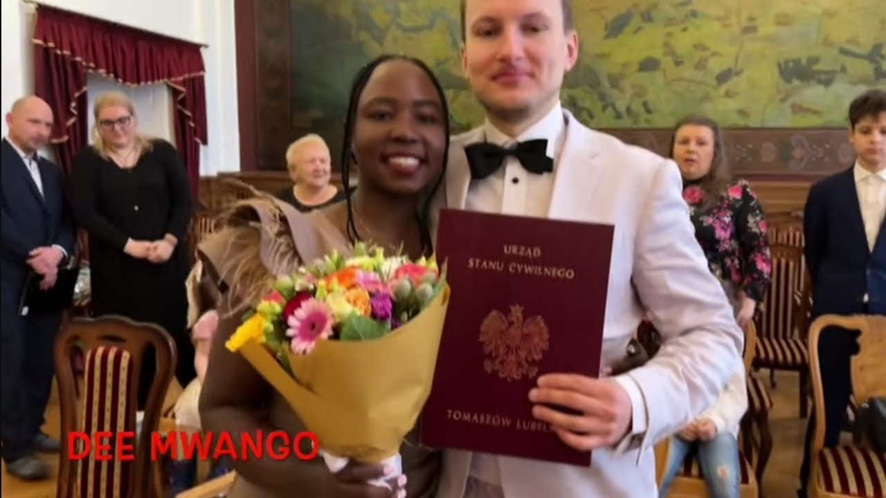 DEE MWANGO AND HER BEAUTIFUL POLISH WEDDING.