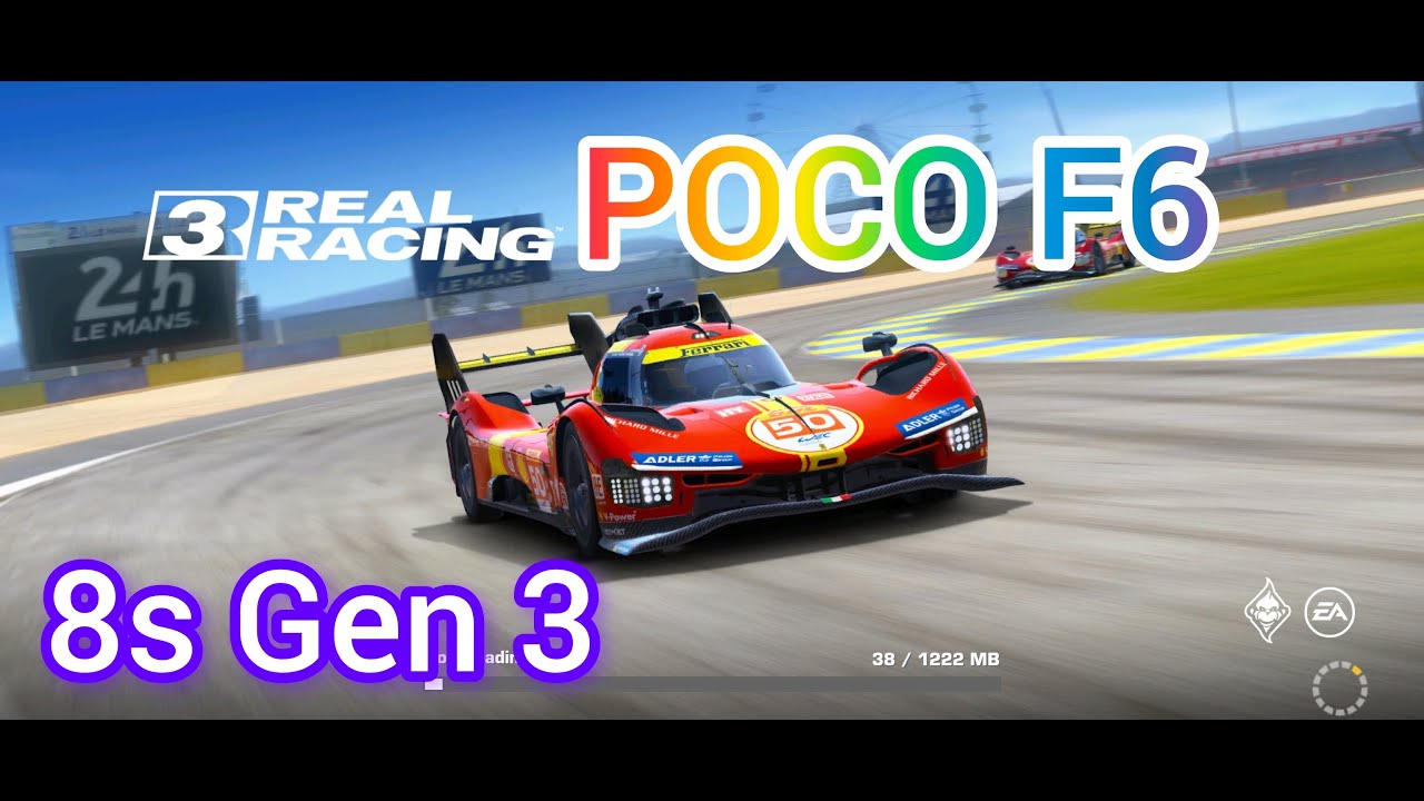 Real Racing 3 POCO F6 Snapdragon 8S GEN 3 Gameplay