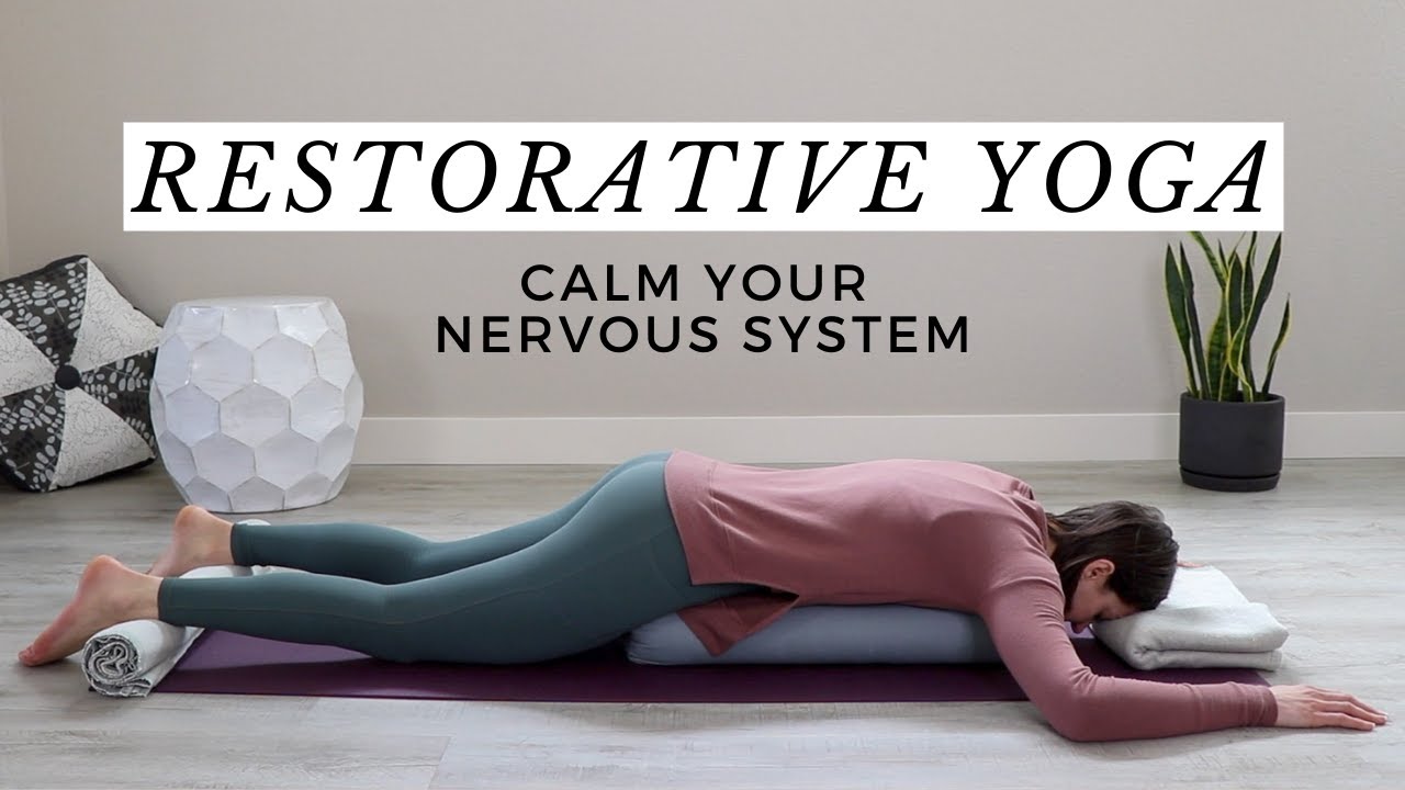 Peaceful Restorative Yoga to Calm Your Nervous System in 45 Minutes