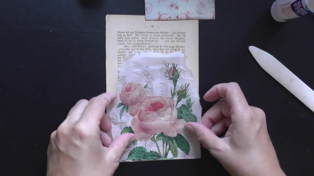 Tutorial: Easy DIY transparent paper envelope / Einfaches Transparentpapierkuvert