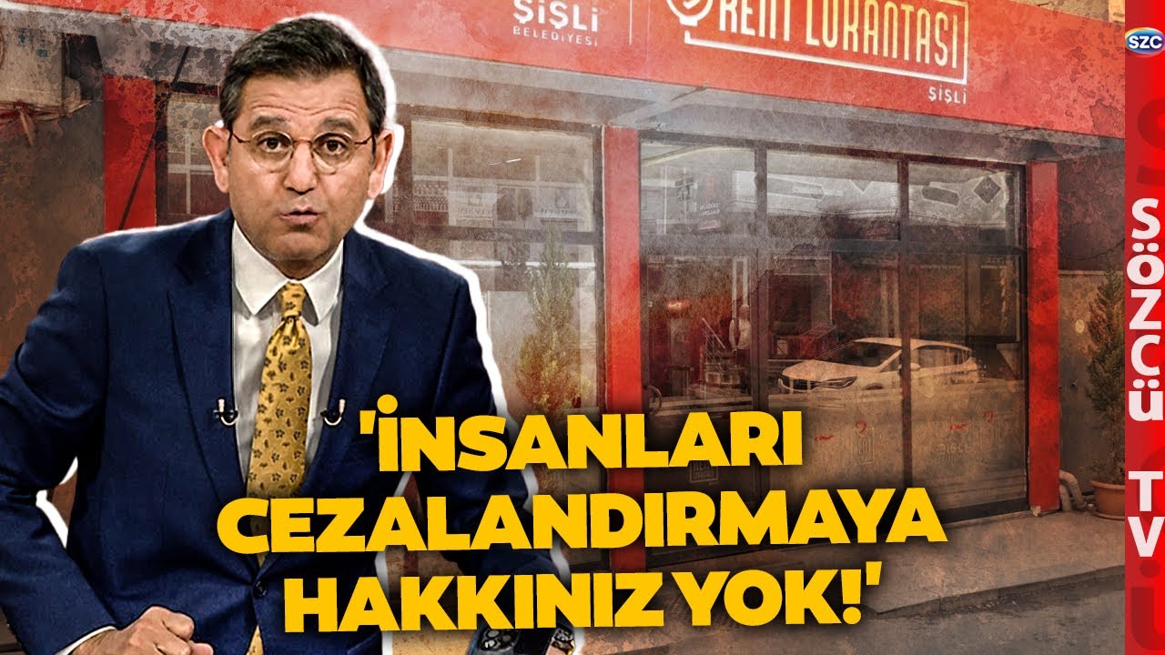 Şişli'deki Kent Lokantalarının Kapalı Olmasına Fatih Portakal'dan Tarihi Tepki