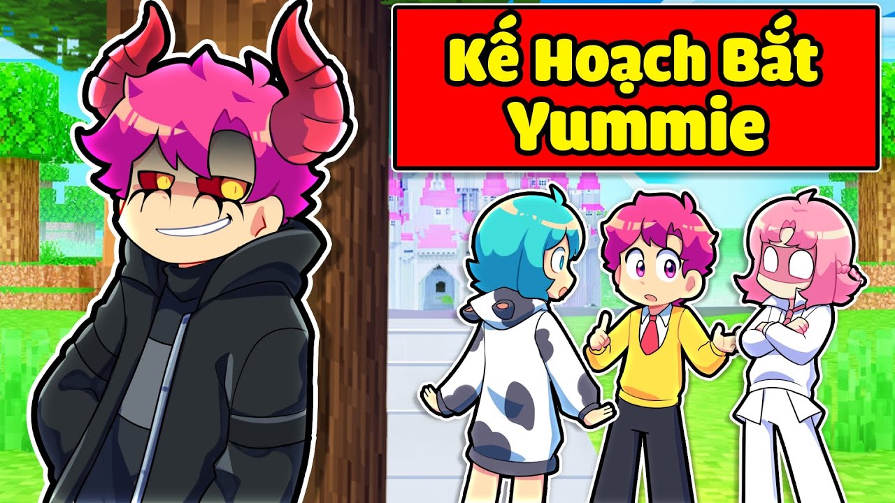 HIHA YUMMIE BỊ PHÁT HIỆN BỞI HIHA EVIL TRONG MINECRAFT*KẾ HOẠCH BẮT YUMMIE TẬP 1 🤩😎