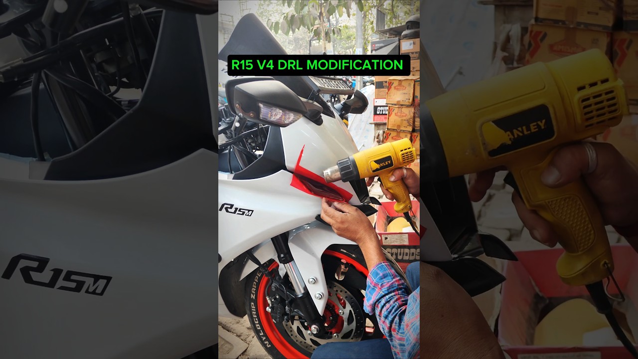 Yamaha R15 v4 Drl modification ⚡