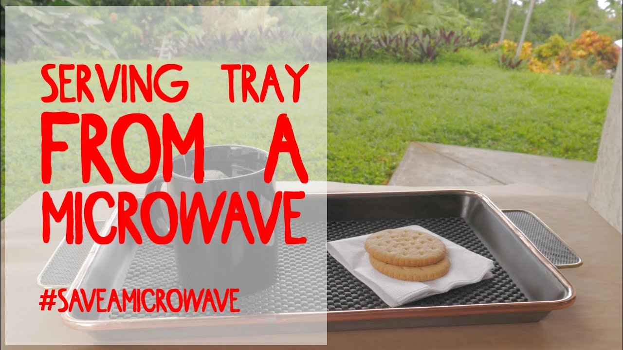 Make a Serving Tray From a Discarded Microwave. Episode 2