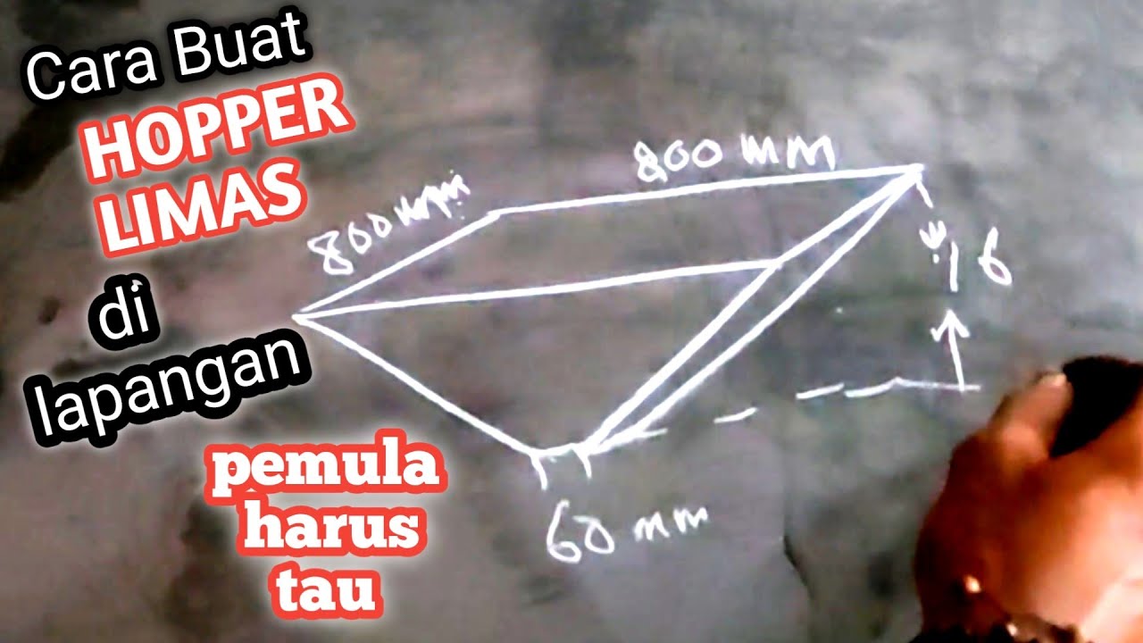 Cara Buat Hopper Model Limas Di Lapangan