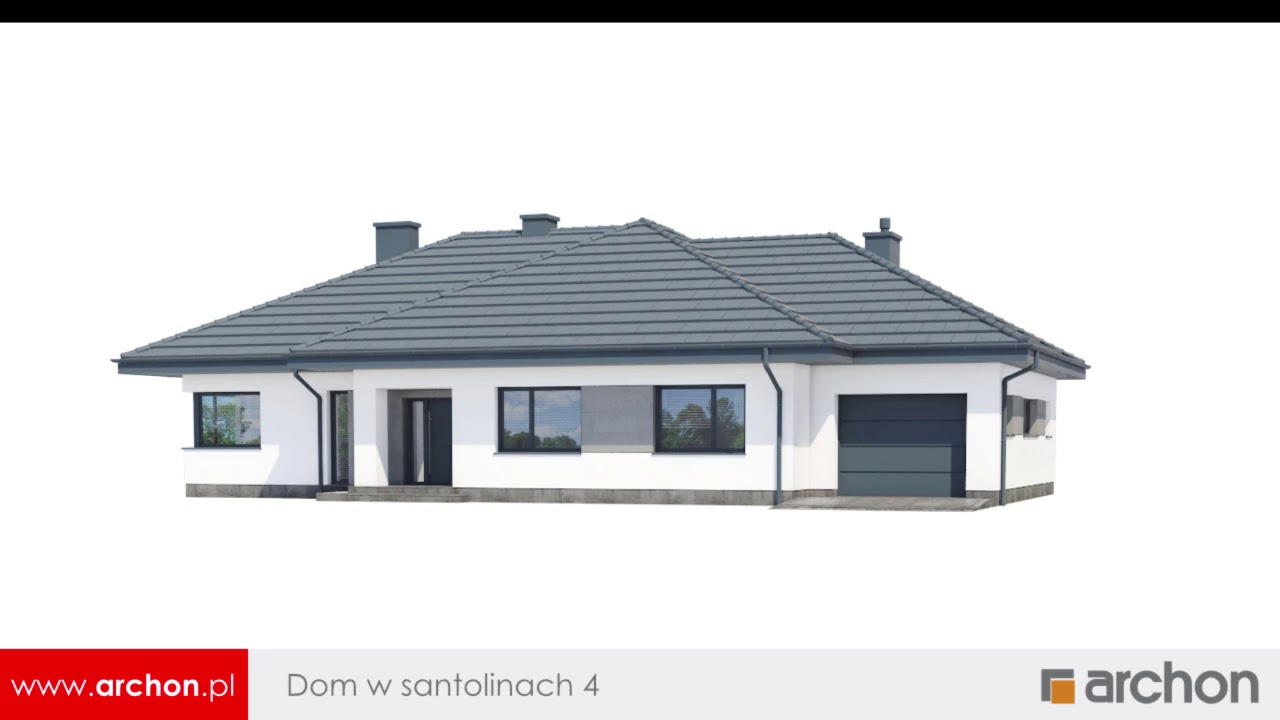 Dom w santolinach 4 &ndash; Atrakcyjna parter&oacute;wka I ARCHON+ Projekty Dom&oacute;w