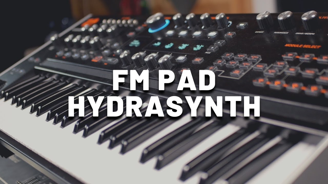 FM Pad Sound with ASM Hydrasynth (No Talking) | Ambient, Cinematic & Synthwave