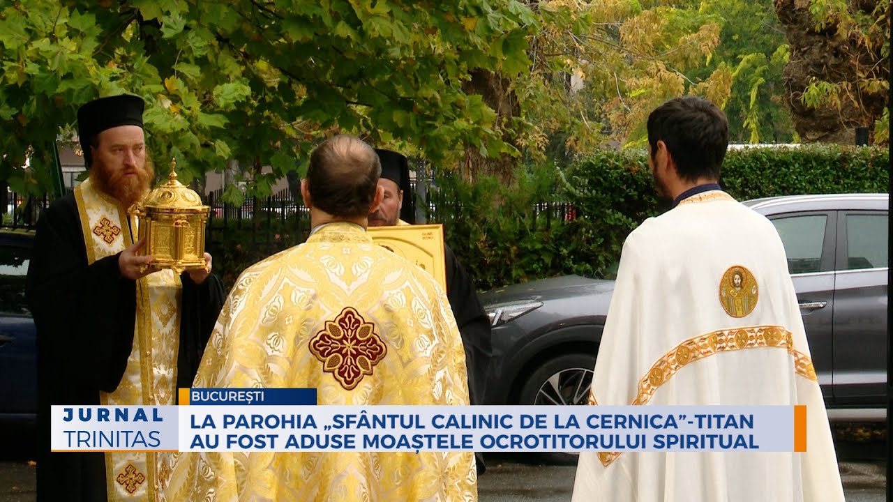 La Parohia „Sfântul Calinic de la Cernica”-Titan au fost aduse moaștele ocrotitorului spiritual