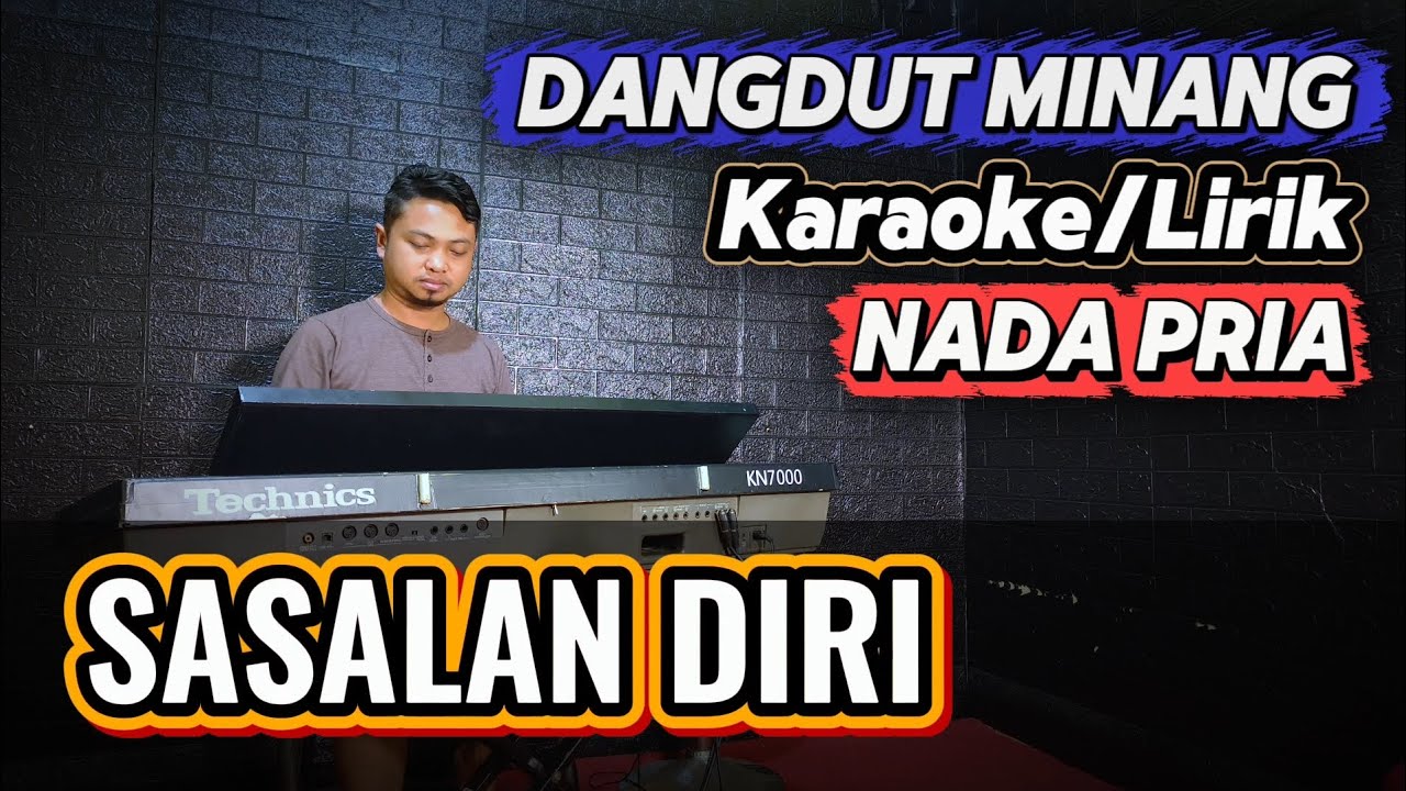 SASALAN DIRI ( Gafur Syah ) - Karaoke Nada PRIA