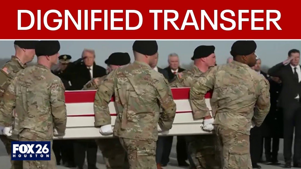 President Trump attends dignified transfer of U.S. troops killed in Syria