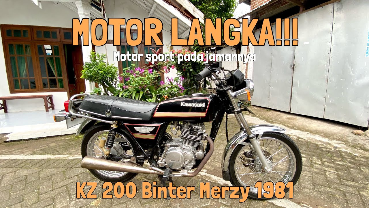 JARANG ADA YANG PUNYA‼️Kawasaki KZ 200 Binter Merzy 1981