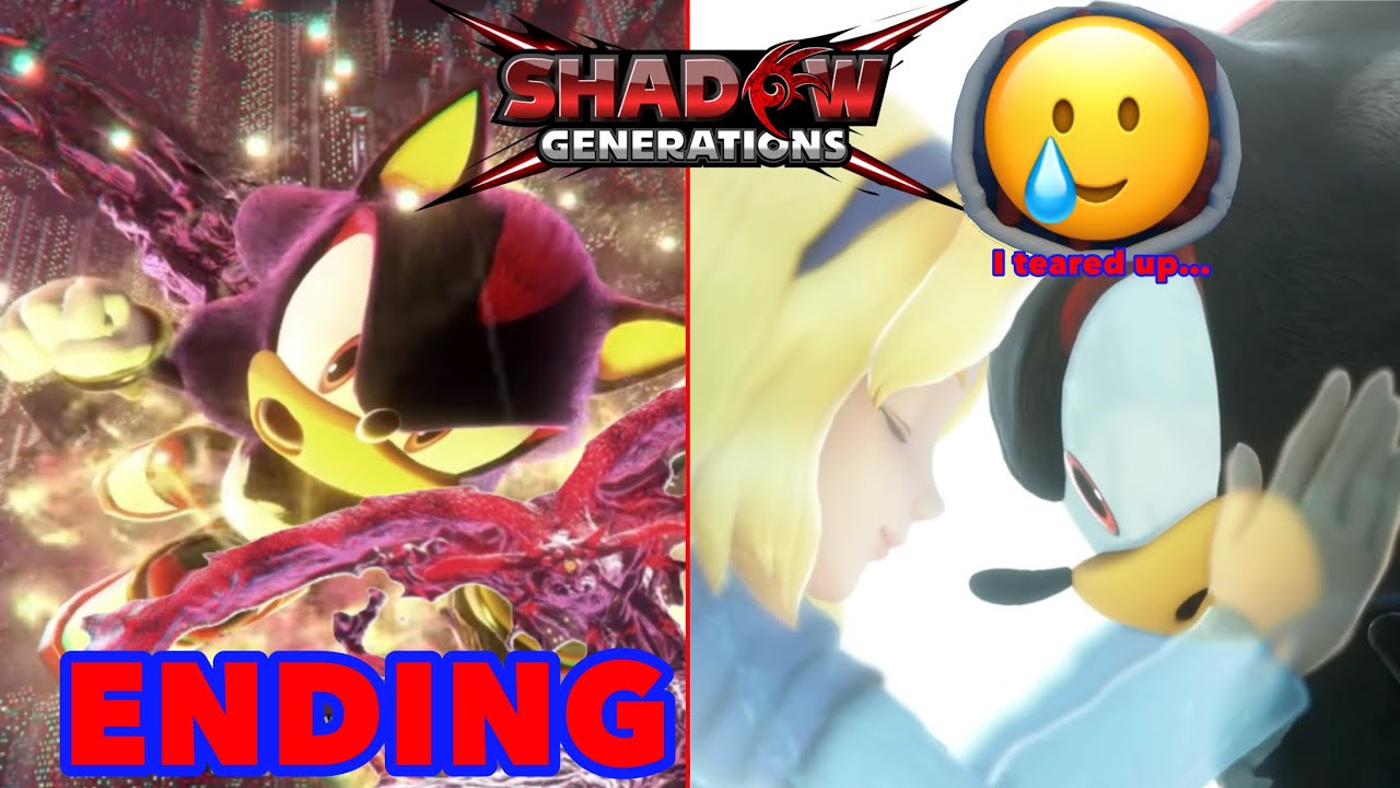 I TEARED UP!BETTER THAN GENERATIONS!|Let's play Shadow generations ENDING