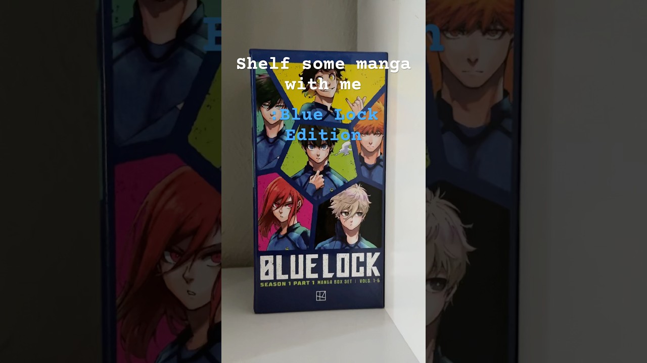 Shelving Manga :Blue Lock Edition //#manga #fyp #books #reading #cool #bluelock