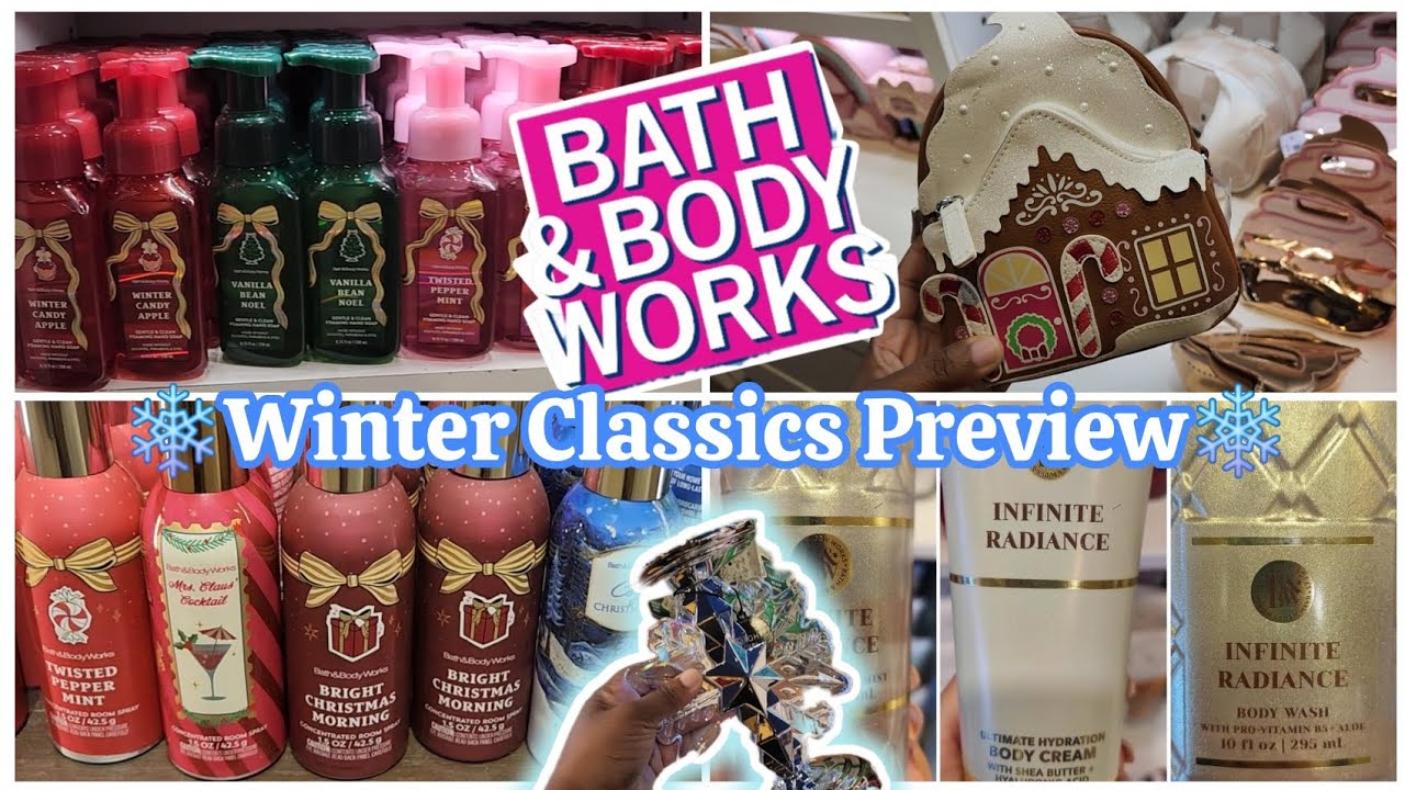 ✨️❄️ Winter Classics Sneak Peeks #new #bathandbodyworks #shopping #review #holiday #fragrance #today