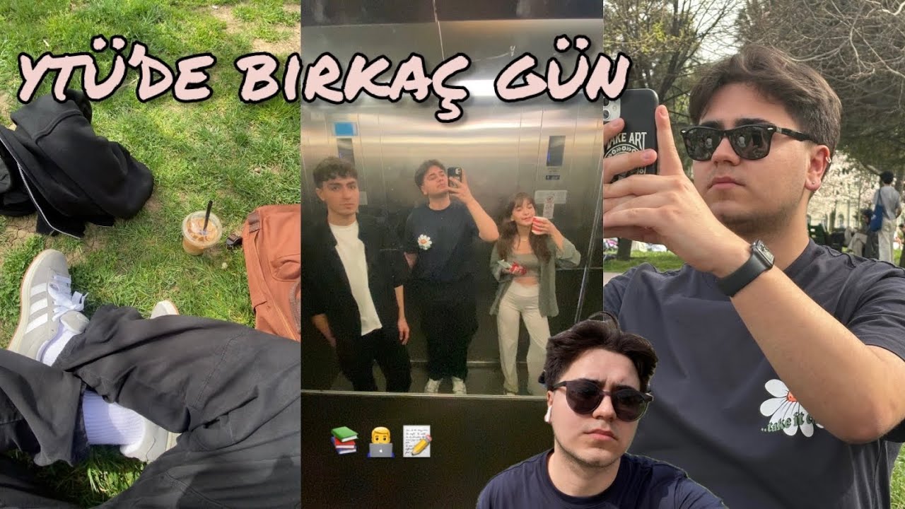 YTÜ'de bol kütüphaneli birkaç gün | vlog