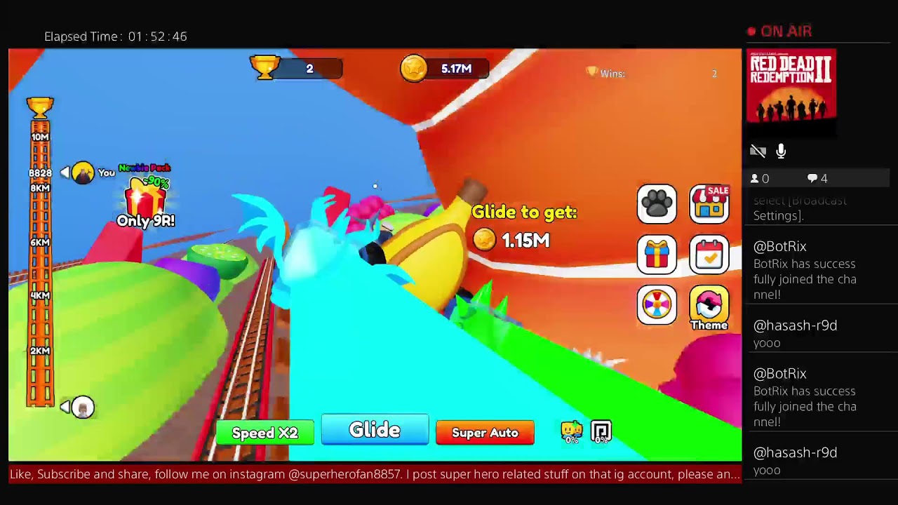Playing Roblox with @nickelsgaming on a Monday