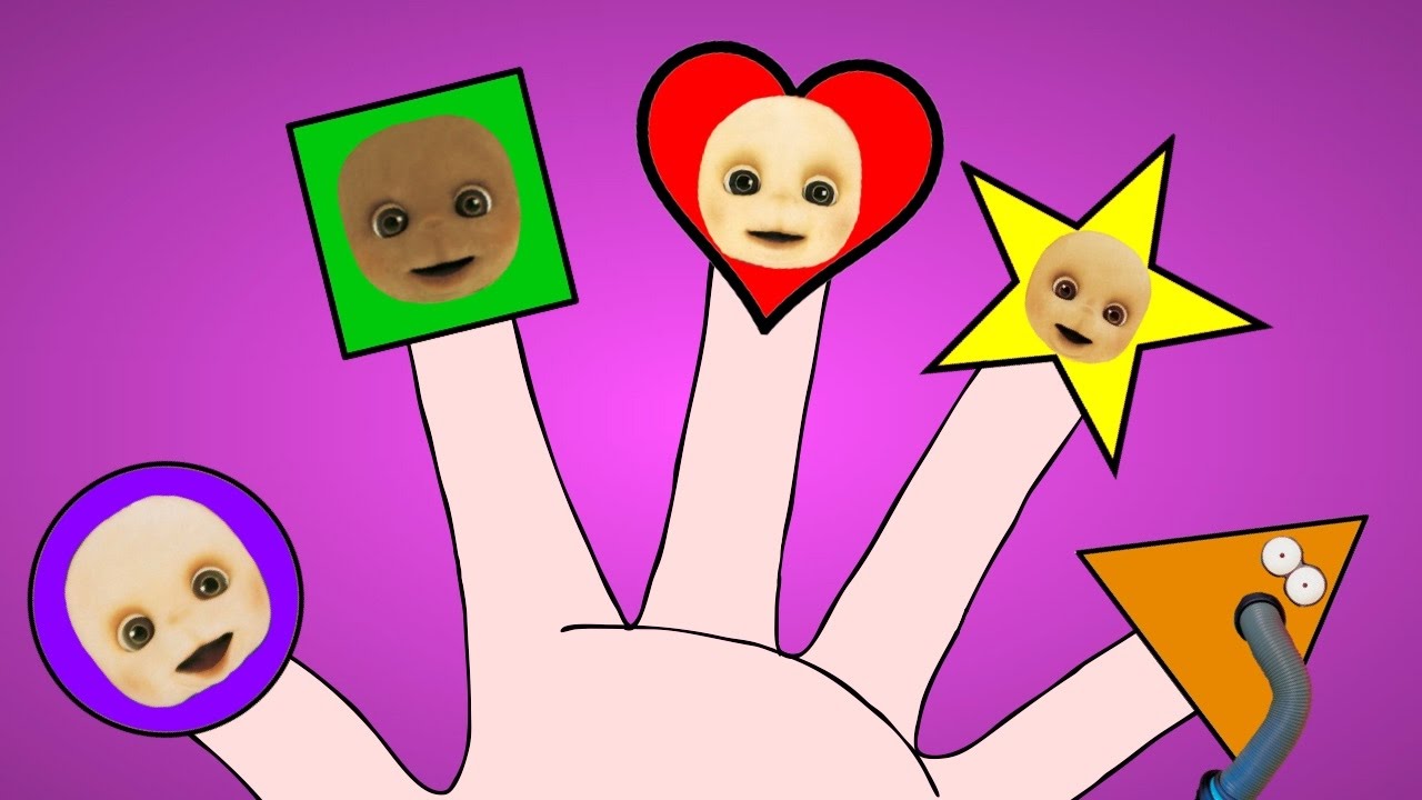 Teletubbies Shape Finger Family Song | Fun Finger Play for Kids!