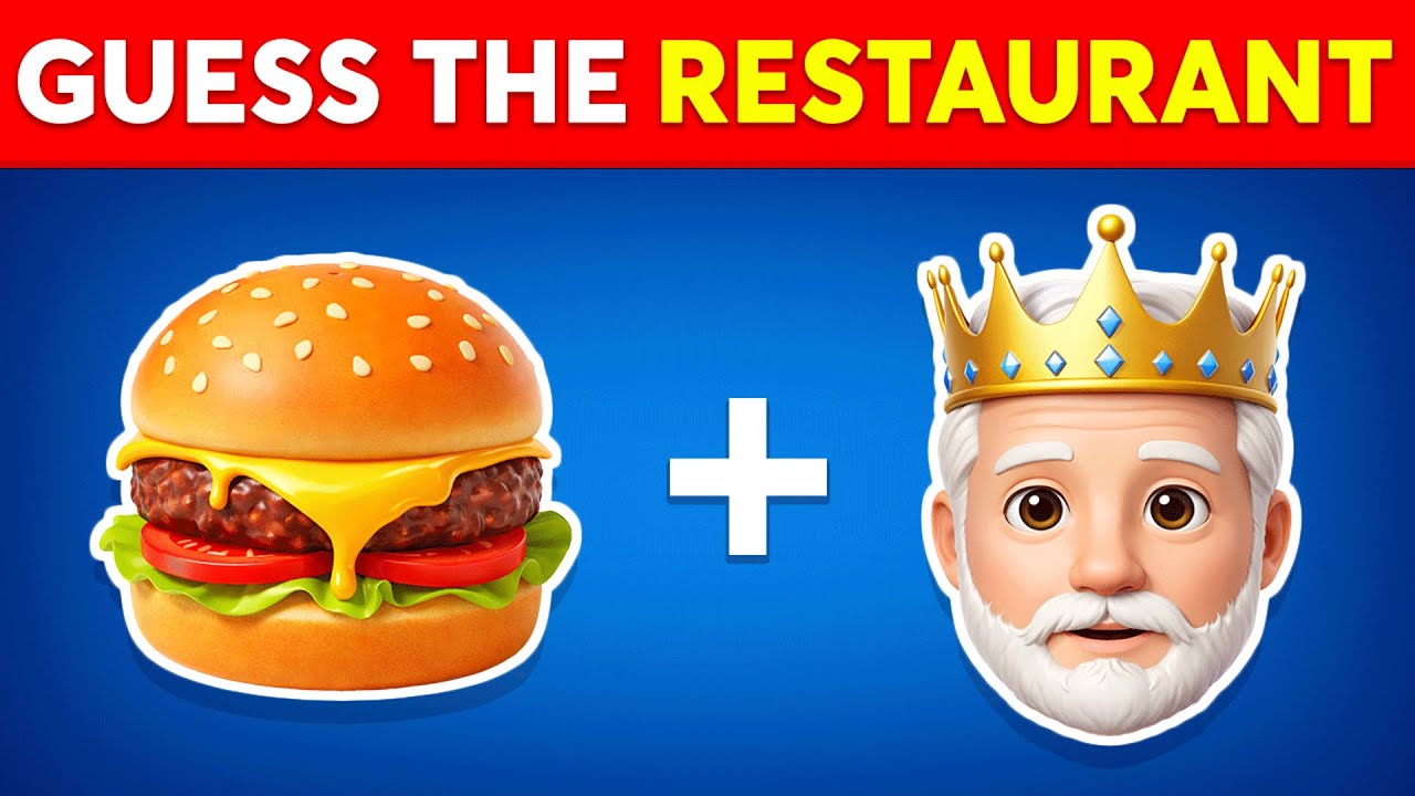 Guess the Fast Food Restaurant by Emoji 🍔🎯 Emoji Quiz Challenge 2026