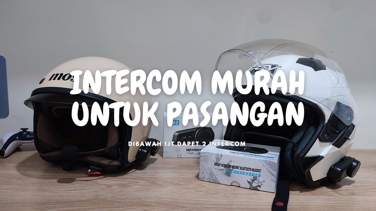 Review PEMAKAIAN INTERCOM MAXTO M2 TYPE C ! INTERCOM MURAH 2025 TERBARU
