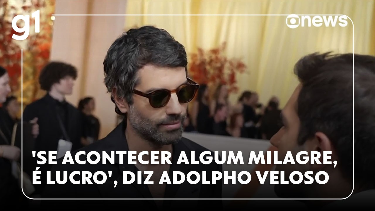 'Se acontecer algum milagre hoje, é lucro', diz Adolpho Veloso, brasileiro indicado ao Oscar®