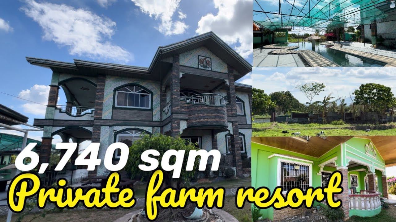 V424-24 • Private Farm Resort with Resthouse, Pool, Cottage, Pavilion, and 2 Houses