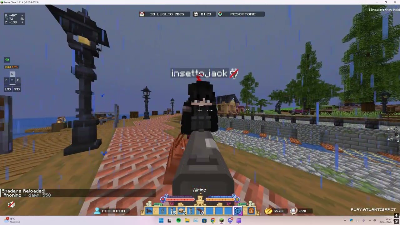 AtlantisRP Crook tries to mess with tha crime lord :d