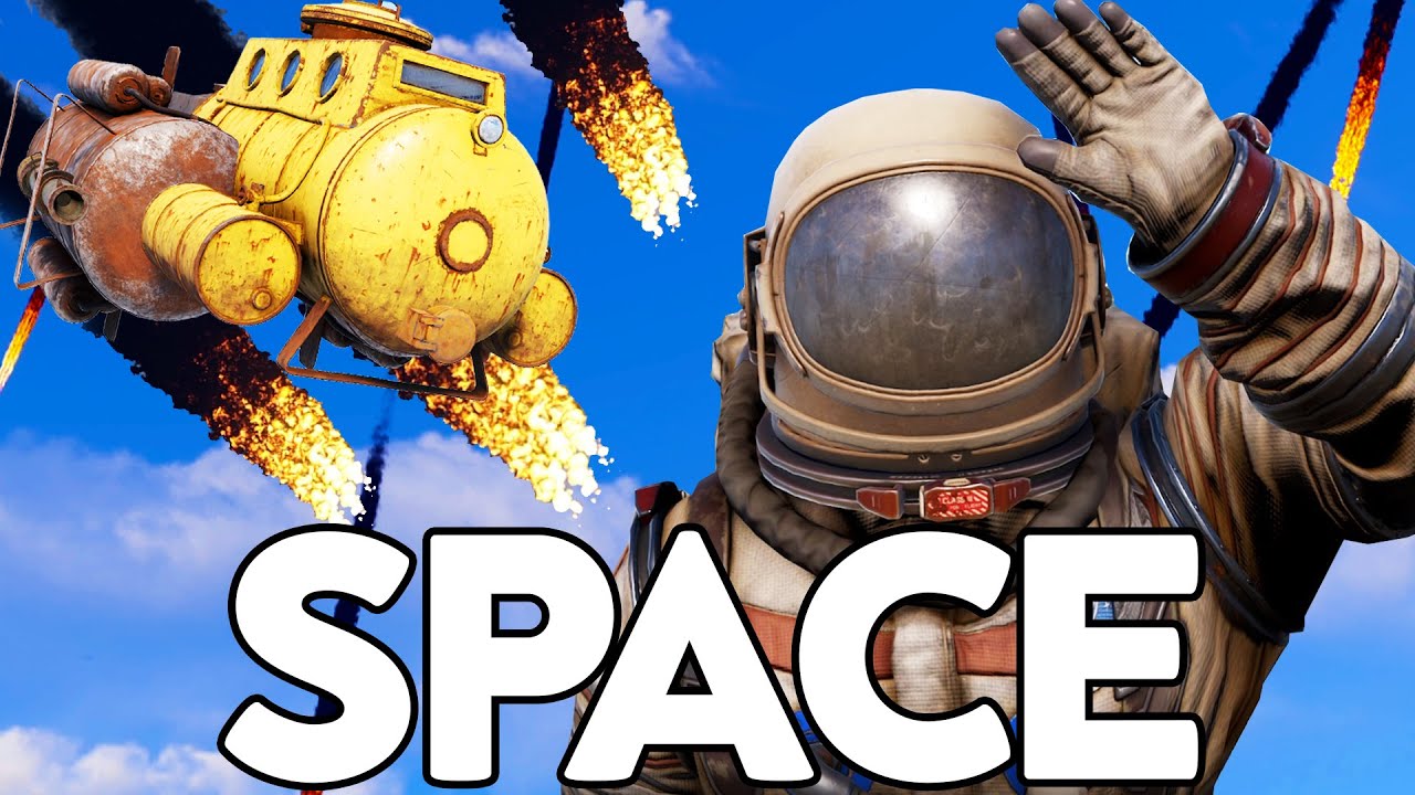 Rust but it's space with 100 players - Rust Modded