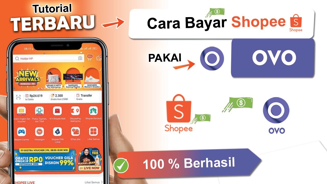 ✅ Terbaru ! Cara Bayar SHOPEE Pakai OVO 100% Berhasil