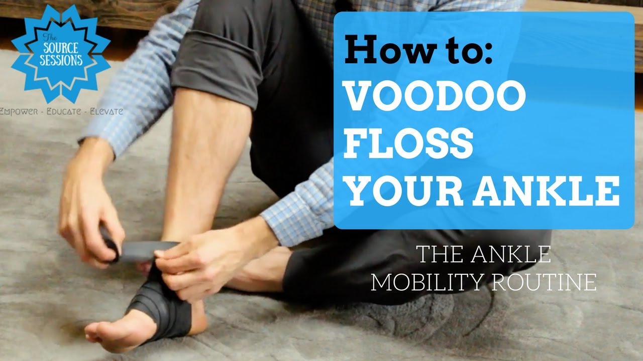 How to VooDoo Floss Your ANKLE by The Source Chiropractic