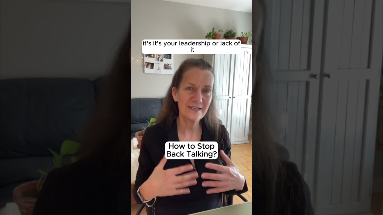 How to Stop Back Talking?