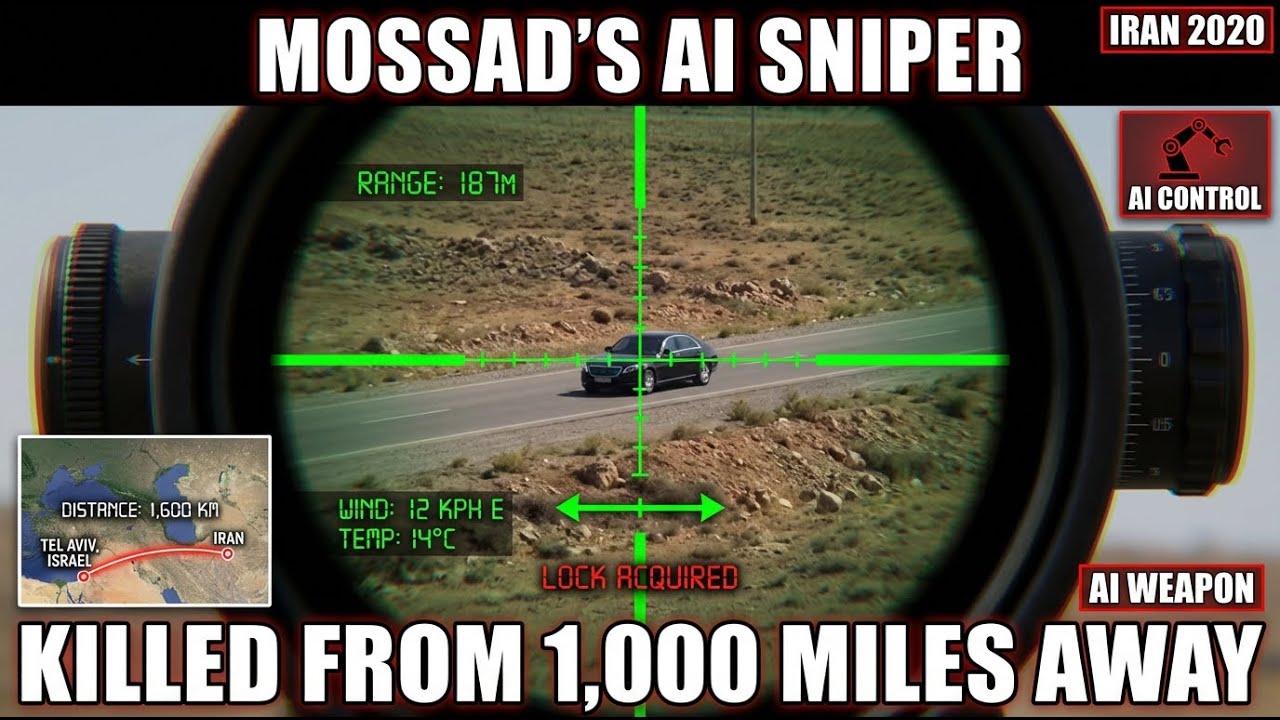 How Mossad's AI Sniper Killed Iran's Nuclear Scientist from 1,000 Miles Away