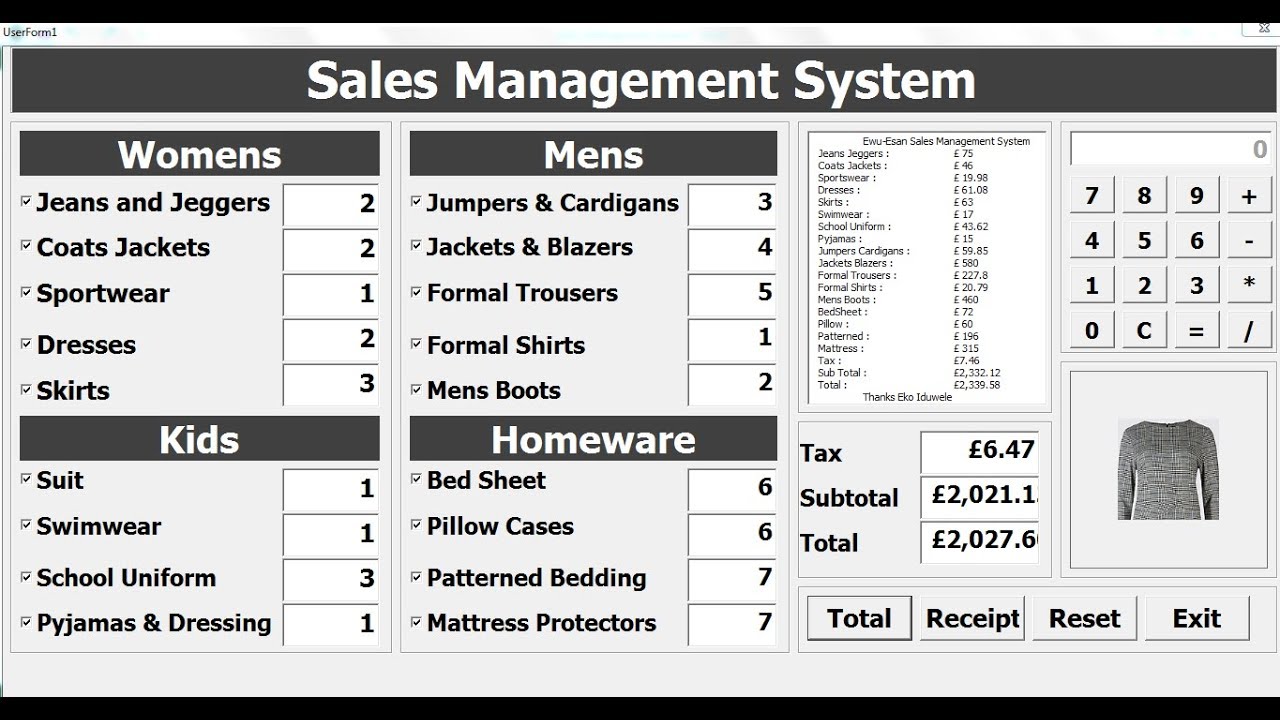 How to Create Sales Management System in Excel using VBA - Full Tutorial