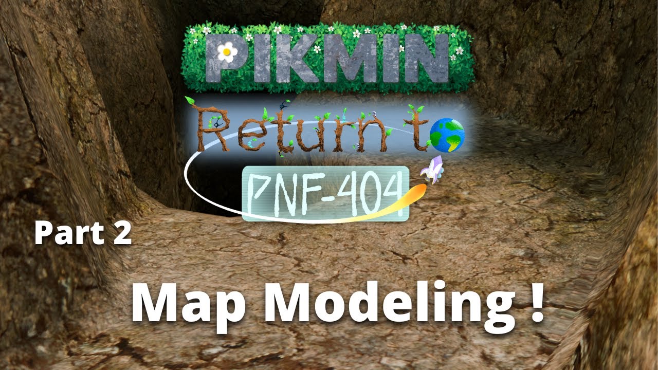 Pikmin 2 Custom Map - Modeling slopes | Part 2