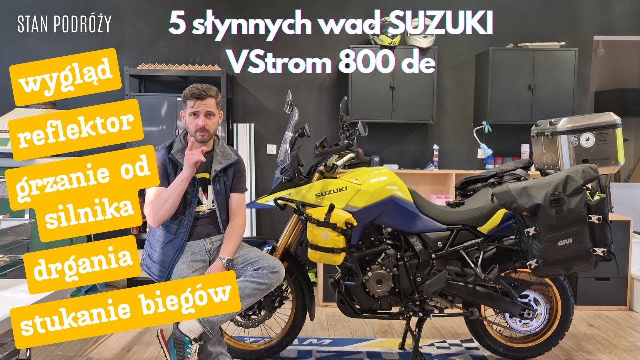 5 'słynnych' wad SUZUKI V-STROM 800 DE